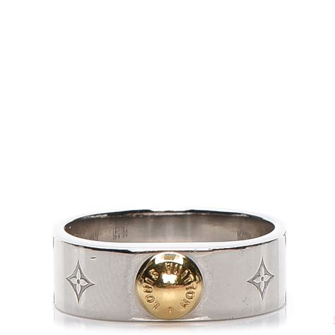 louis vuitton black pen silver ring|Louis Vuitton jewelry collection.